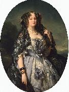 Franz Xaver Winterhalter Portrait of Sophia Alexandrovna Radziwill Spain oil painting artist